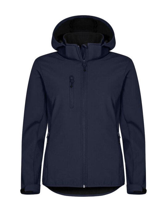 Clique CQ0200917 Ladies Classic Softshell Hoody - Dark Navy
