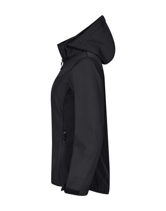 Clique CQ0200917 Ladies Classic Softshell Hoody - Black