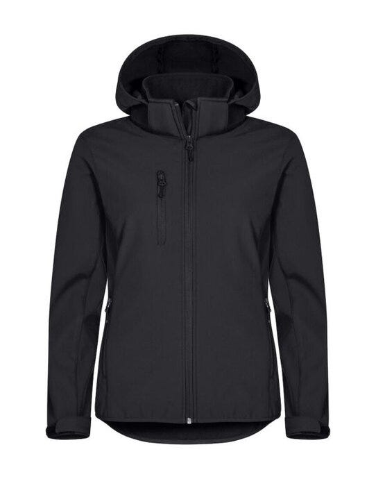Clique CQ0200917 Ladies Classic Softshell Hoody - Black