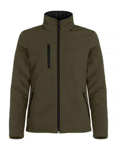 Clique CQ0200957 Ladies Padded Softshell - Fog Green