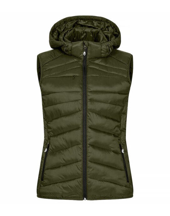 Clique CQ0200975 Ladies Idaho Vest - Fog Green