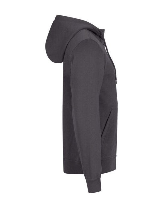 Clique CQ0201034 Miami Full Zip Hoody - Metal Grey