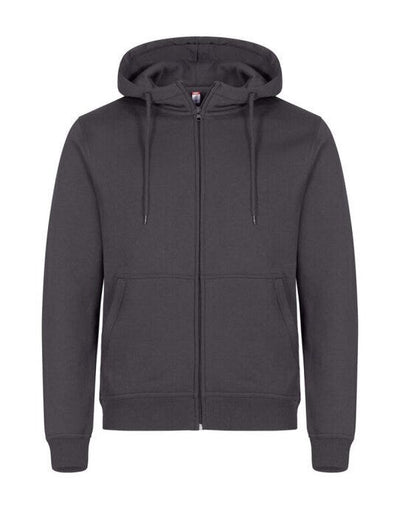 Clique CQ0201034 Miami Full Zip Hoody - Metal Grey