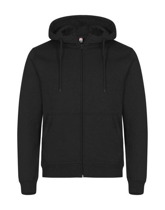 Clique CQ0201034 Miami Full Zip Hoody - Black