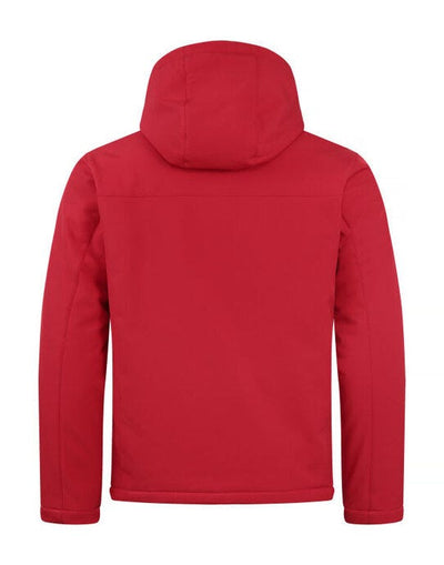 Clique CQ020952 Padded Hoody Softshell - Red