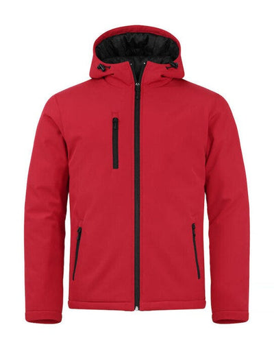 Clique CQ020952 Padded Hoody Softshell - Red