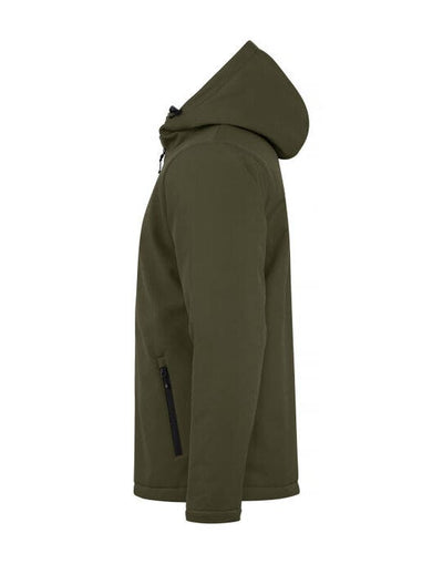 Clique CQ020952 Padded Hoody Softshell - Fog Green