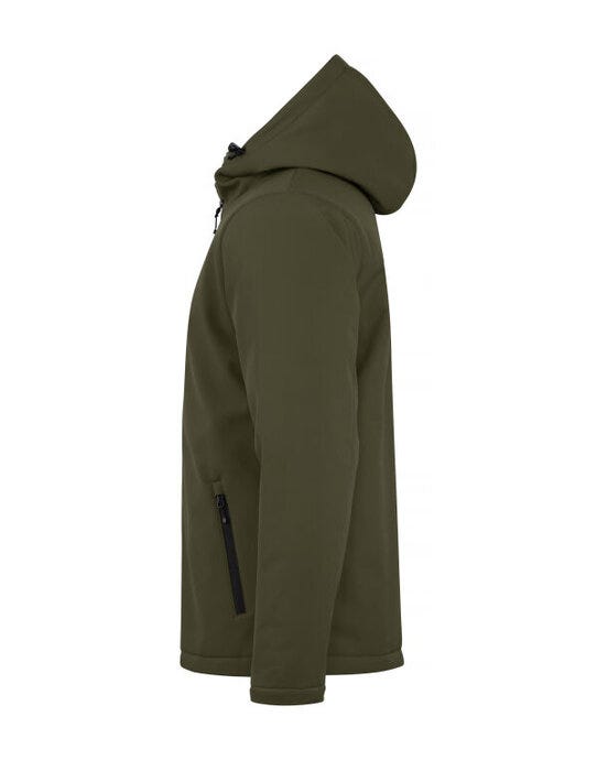 Clique CQ020952 Padded Hoody Softshell - Fog Green