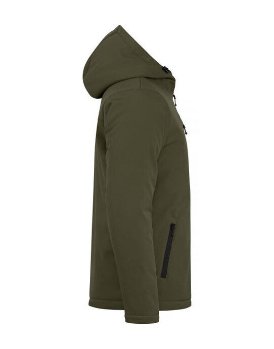 Clique CQ020952 Padded Hoody Softshell - Fog Green