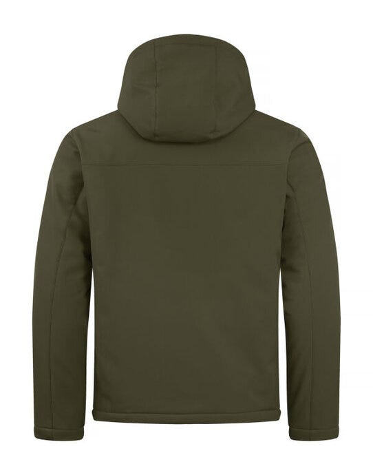 Clique CQ020952 Padded Hoody Softshell - Fog Green