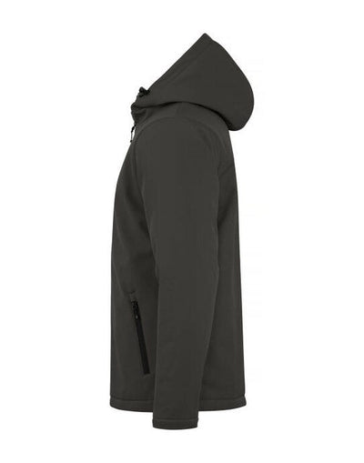 Clique CQ020952 Padded Hoody Softshell - Dark Grey