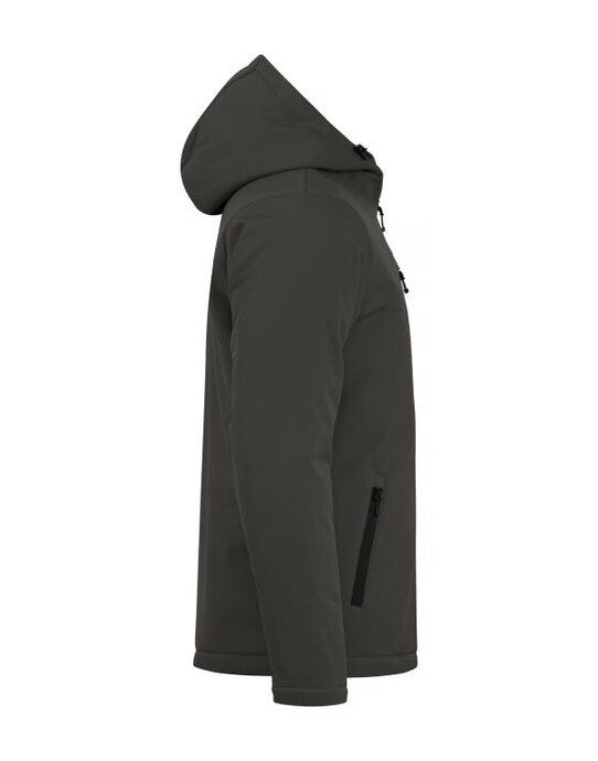 Clique CQ020952 Padded Hoody Softshell - Dark Grey
