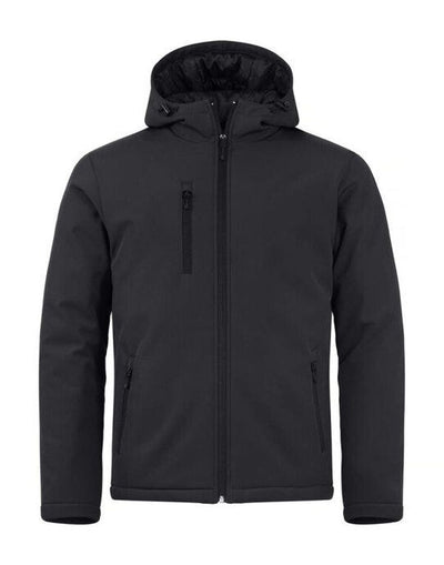 Clique CQ020952 Padded Hoody Softshell - Black