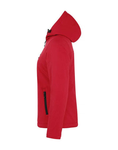 Clique CQ020953 Ladies Padded Softshell Hoody - Red