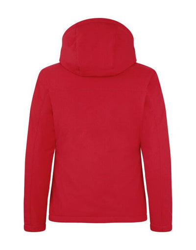 Clique CQ020953 Ladies Padded Softshell Hoody - Red