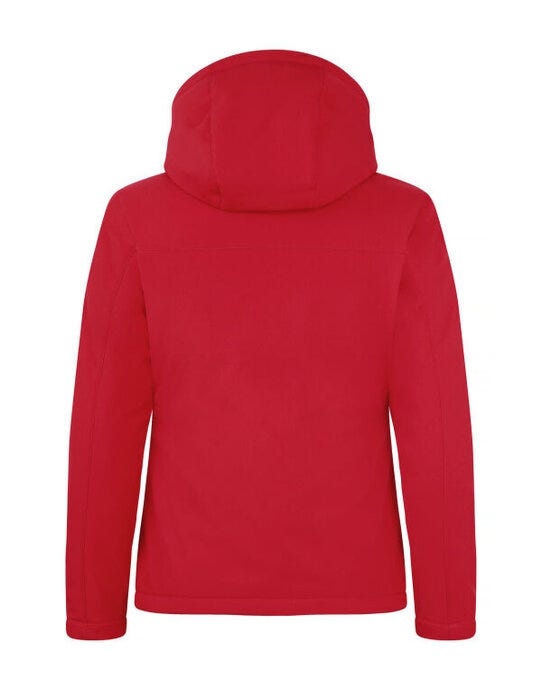 Clique CQ020953 Ladies Padded Softshell Hoody - Red