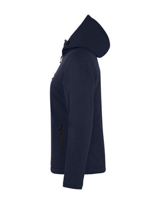 Clique CQ020953 Ladies Padded Softshell Hoody - Dark Navy
