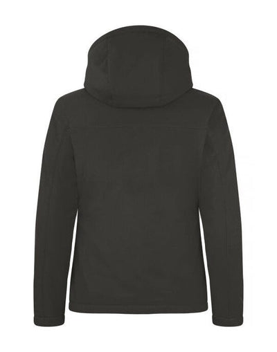 Clique CQ020953 Ladies Padded Softshell Hoody - Dark Grey