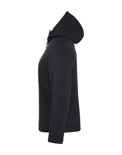 Clique CQ020953 Ladies Padded Softshell Hoody - Black