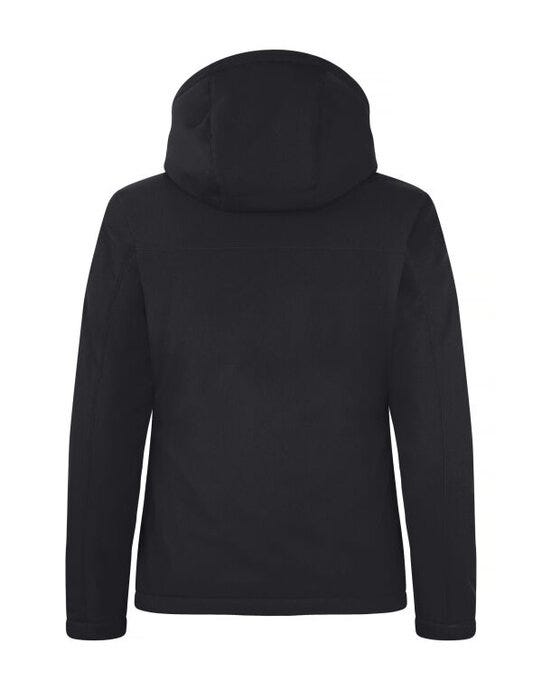 Clique CQ020953 Ladies Padded Softshell Hoody - Black