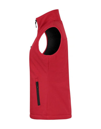 Clique CQ020959 Ladies Padded Softshell Vest - Red