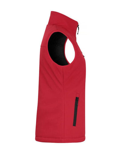 Clique CQ020959 Ladies Padded Softshell Vest - Red