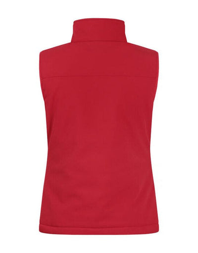Clique CQ020959 Ladies Padded Softshell Vest - Red