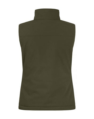Clique CQ020959 Ladies Padded Softshell Vest - Fog Green