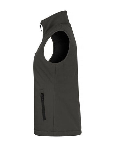 Clique CQ020959 Ladies Padded Softshell Vest - Dark Grey
