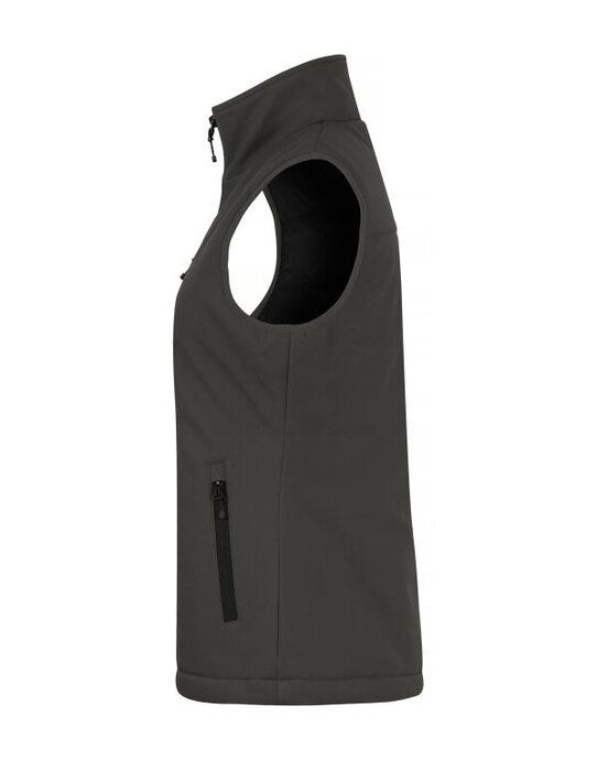 Clique CQ020959 Ladies Padded Softshell Vest - Dark Grey