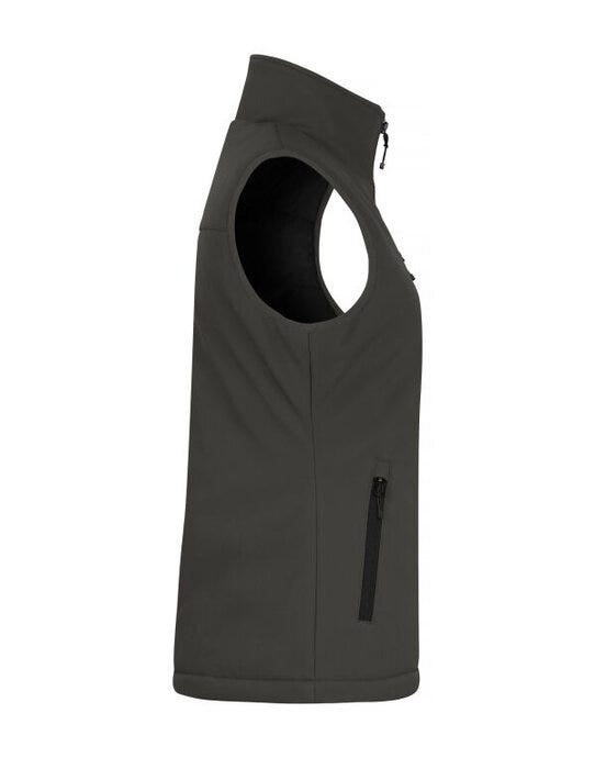 Clique CQ020959 Ladies Padded Softshell Vest - Dark Grey