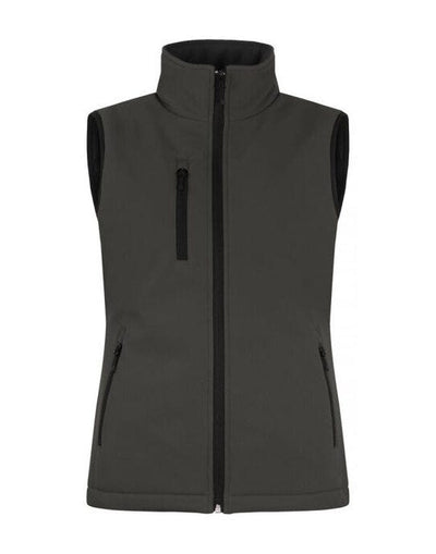 Clique CQ020959 Ladies Padded Softshell Vest - Dark Grey