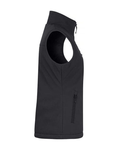 Clique CQ020959 Ladies Padded Softshell Vest - Black