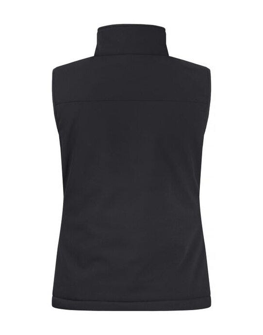 Clique CQ020959 Ladies Padded Softshell Vest - Black