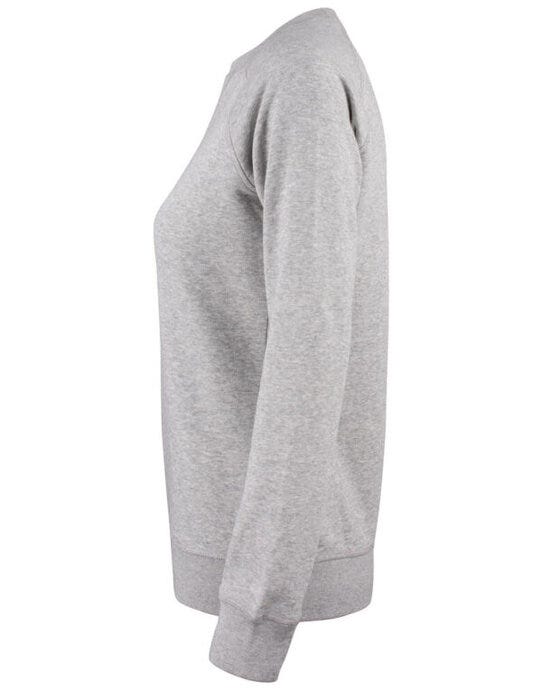 Clique CQ021001 Ladies Premium OCC Roundneck - Grey Melange
