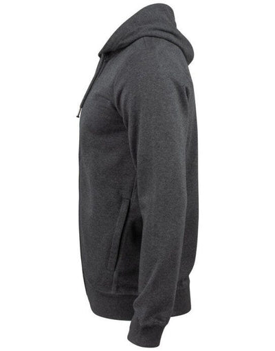 Clique CQ021004 Premium OC Full Zip Hoody - Anthracite Melange