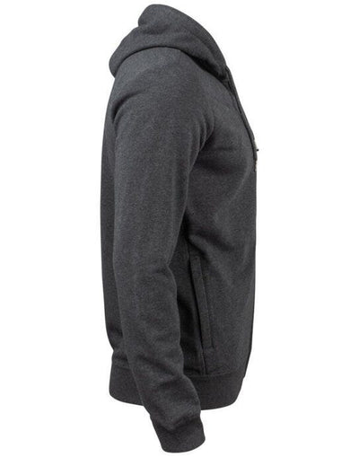 Clique CQ021004 Premium OC Full Zip Hoody - Anthracite Melange