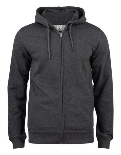 Clique CQ021004 Premium OC Full Zip Hoody - Anthracite Melange