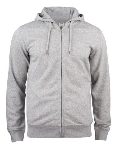 Clique CQ021004 Premium OC Full Zip Hoody - Grey Melange