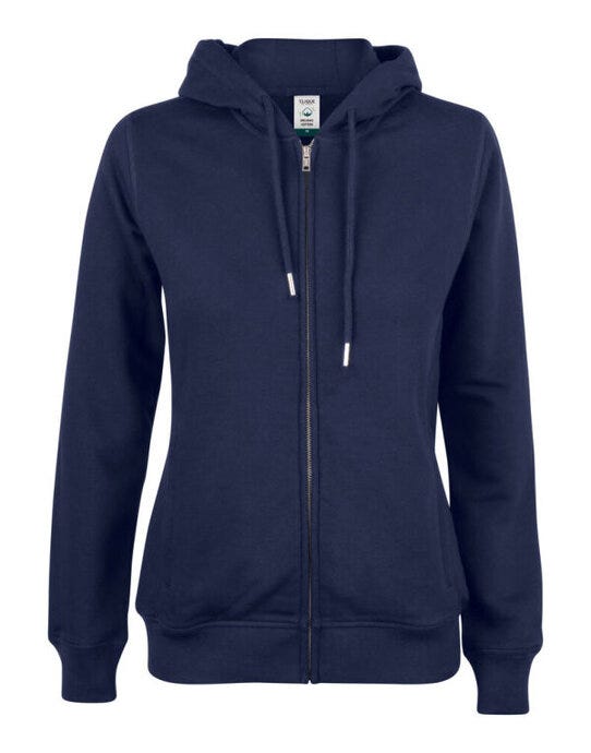 Clique CQ021005 Ladies Premium OC Full Zip Hoody - Dark Navy