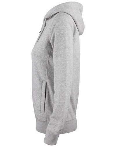 Clique CQ021005 Ladies Premium OC Full Zip Hoody - Grey Melange