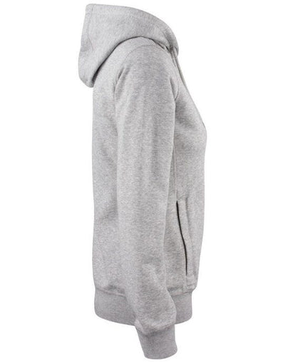 Clique CQ021005 Ladies Premium OC Full Zip Hoody - Grey Melange