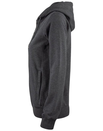 Clique CQ021005 Ladies Premium OC Full Zip Hoody - Anthracite Melange