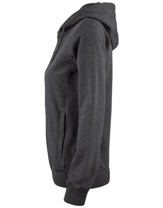Clique CQ021005 Ladies Premium OC Full Zip Hoody - Anthracite Melange