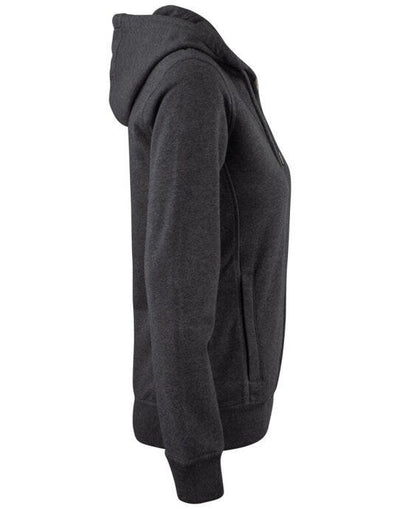 Clique CQ021005 Ladies Premium OC Full Zip Hoody - Anthracite Melange
