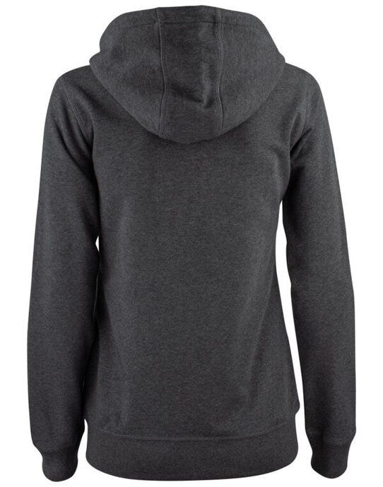 Clique CQ021005 Ladies Premium OC Full Zip Hoody - Anthracite Melange