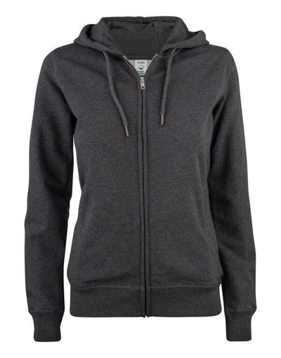 Clique CQ021005 Ladies Premium OC Full Zip Hoody - Anthracite Melange