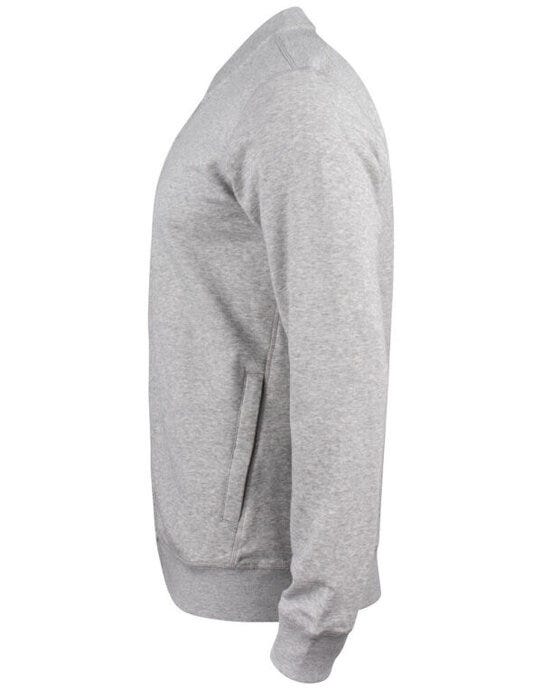 Clique CQ021006 Premium OC Cardigan - Grey Melange