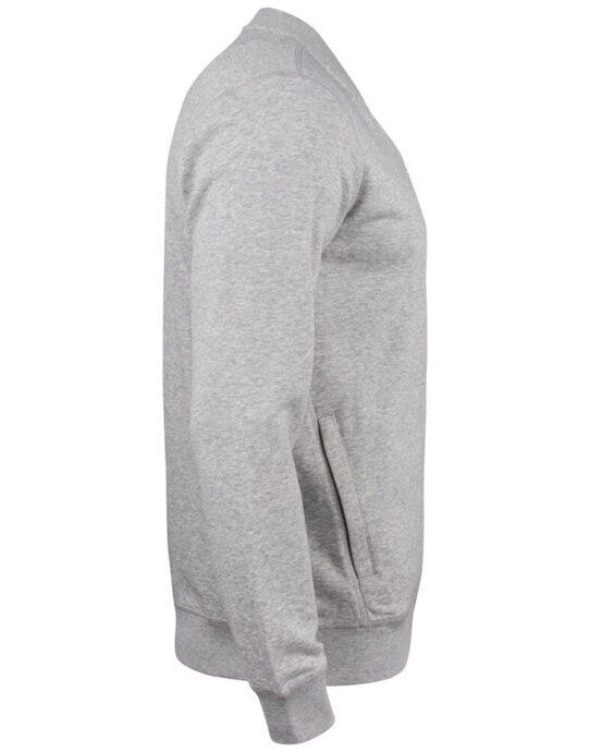 Clique CQ021006 Premium OC Cardigan - Grey Melange