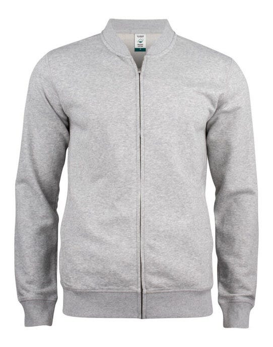 Clique CQ021006 Premium OC Cardigan - Grey Melange